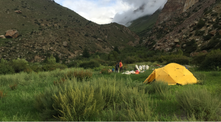 campingtrektocht in nepal