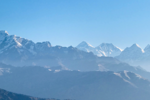 pikey peak trektocht zicht op mount everest 8 dagen 19