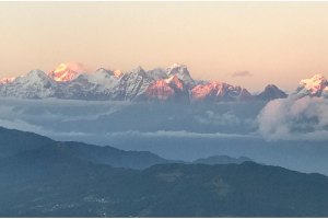 pikey peak trektocht zicht op mount everest 8 dagen 26