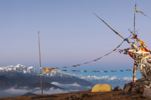 pikey peak trektocht zicht op mount everest 8 dagen 6