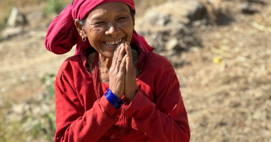 Nepalese hospitality means you are greeted by namaste everywhere you go